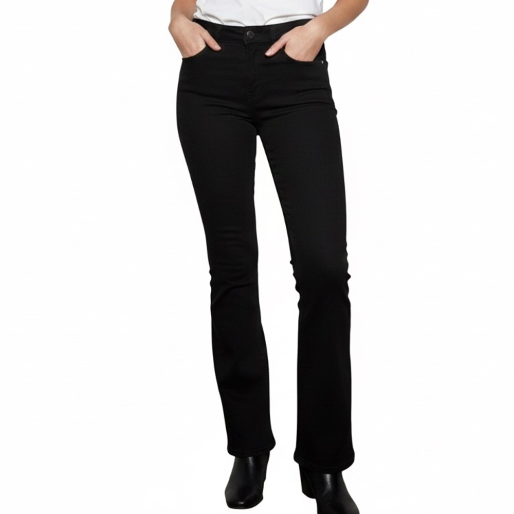 No‎ Boundaries Black Stretch Jeans Size 7 Low Rise Denim Pants Women's Jeans